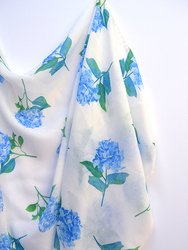 Hydrangea Long Scarf