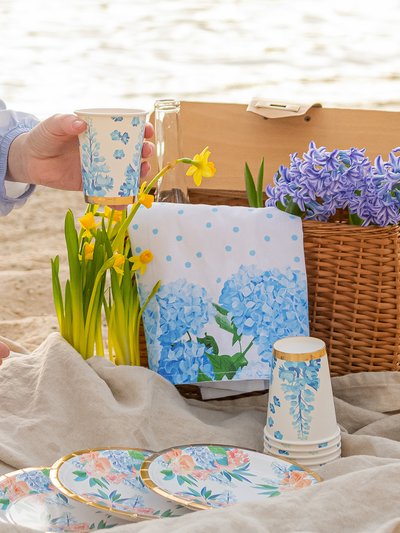Paint & Petals Pacific Blue Paper Cups product