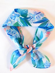 Pacific Blue Square Scarf