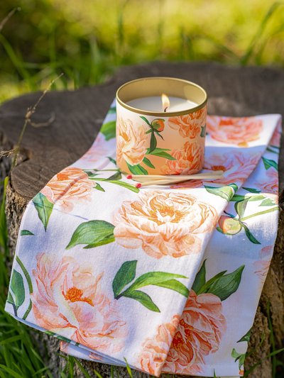 Paint & Petals Peony Tin Candle product