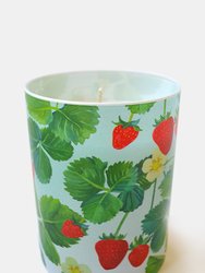 Strawberry Glass Candle