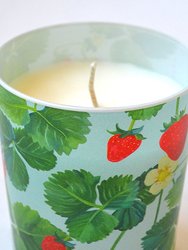 Strawberry Glass Candle