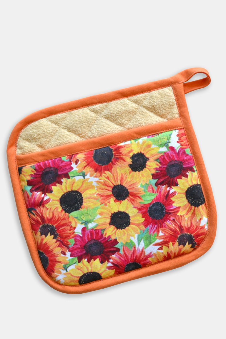 Sunflower Pot Holder