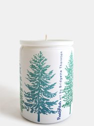 Tahoe Pines Glass Candle