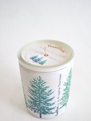 Tahoe Pines Glass Candle