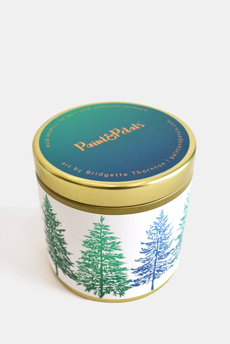 Tahoe Pines Tin Candle