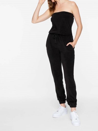 Pam & Gela Terry Cloth Tube Jumpsuit In Black product