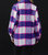 Plaid Shirt Jacket In Cream/pink/blue