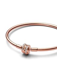 14K Bangle With Shooting Star 19Cm In Rose Gold - Rose Gold