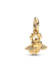 Disney Aladdin Scarab Beetle Dangle Charm Bracelet - Gold