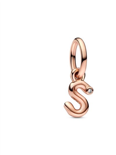 Pandora Letter S Script Alphabet Dangle Charm product