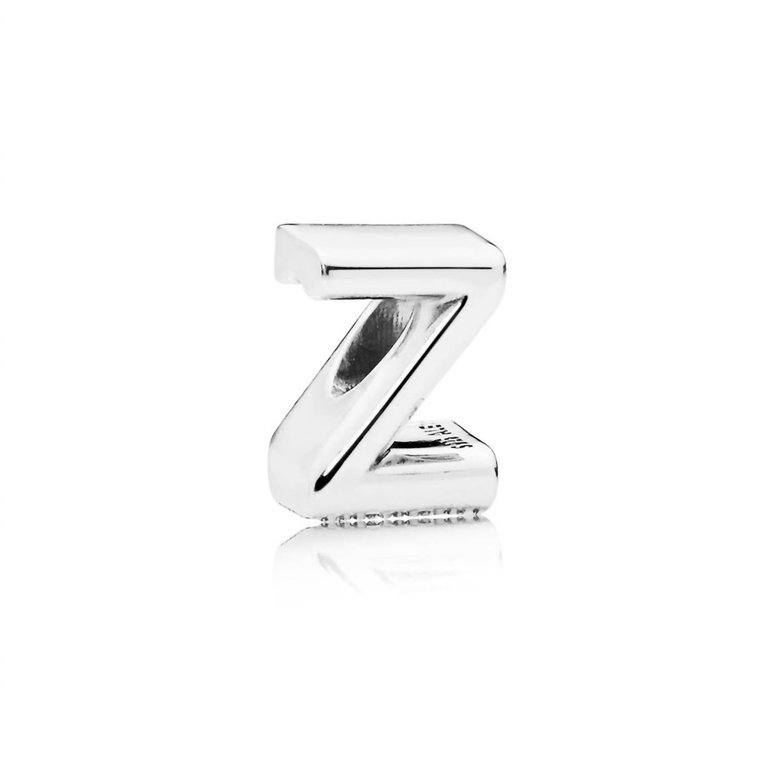 Letter Z Charm - Silver