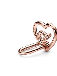 Nailed Heart Double Link - Rose Gold