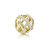 Openwork Abstract Charm With Cubic Zirconia - Gold