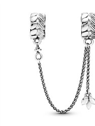Seeds Silver Safety Chain Clip And Silicone Grip