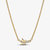 Shooting Star Pavé Collier Necklace In Gold - Gold