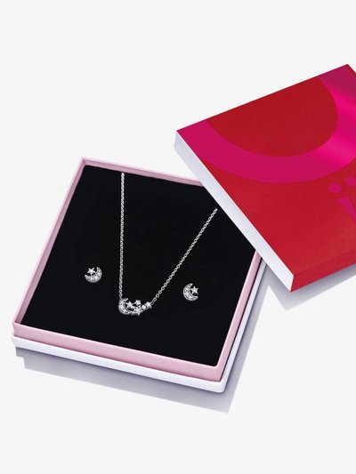 Pandora Women's Sparkling Moon & Star Jewelry Gift Set product