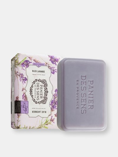 PANIER DES SENS Blue Lavender Shea Butter Soap-Quadruple milled 7oz/200g product