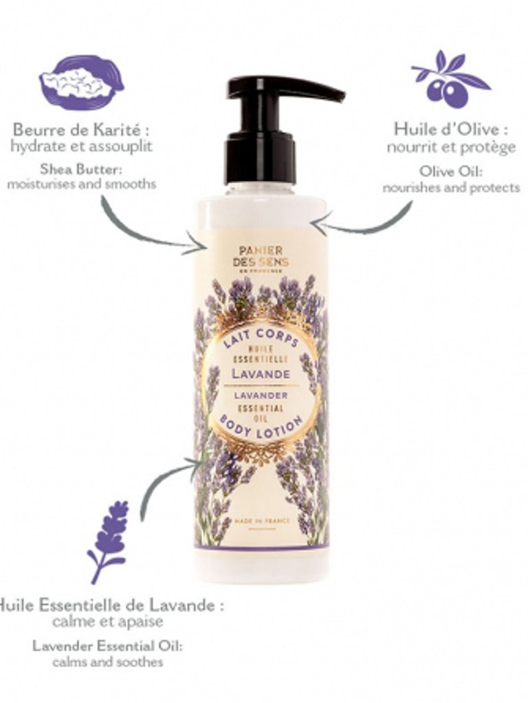 Lavender Body Lotion with Natural Essential Oil 8.4floz/250ml