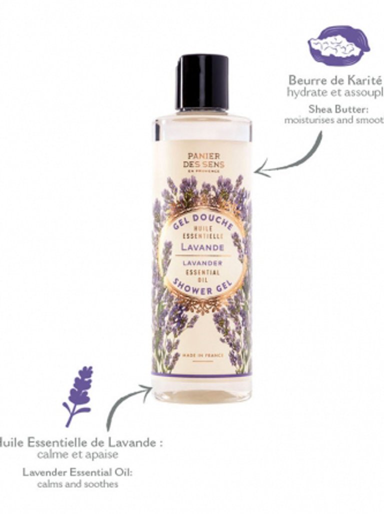 Lavender Shower Gel with Natural Essential Oil 8.4floz/250ml