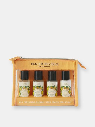 PANIER DES SENS Provence Travel Pouch (Shower Gel, Shampoo, Conditioner, Body lotion) product