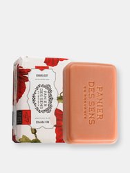 Red Poppies Shea Butter Soap Quadruple-milled 7oz/200g