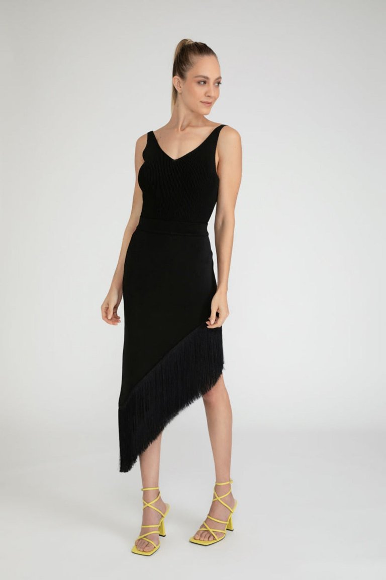 Paola Body Dress - Black