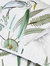 Aaliyah Botanical Duvet Set (UK- King, Queen Size) - White/Green/Gray