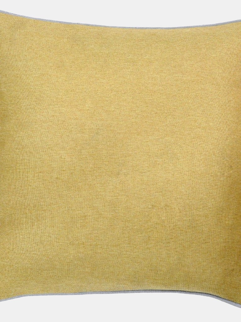 Bellucci Throw Pillow Cover - Ochre/Gray