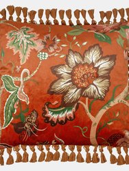 Botanist Throw Pillow Cover - Brown/Green/White - Brown/Green/White