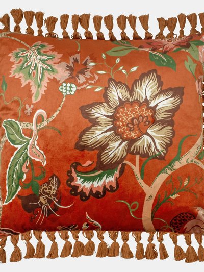 Paoletti Botanist Throw Pillow Cover - Brown/Green/White product