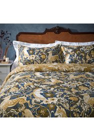 Harewood British Cotton Animals Duvet Set Full (UK - Double) - Blue