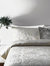 Jacquard Marble Duvet Set UK - Double - Oyster