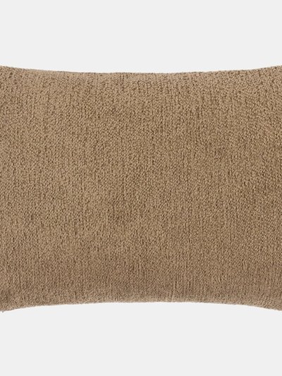 Paoletti Nellim Bouclé Textured Throw Pillow Cover In Biscuit - 40cm x 50cm product