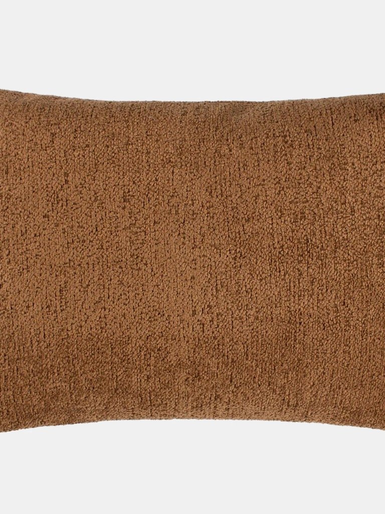 Nellim Boucle Textured Throw Pillow Cover In Caramel - 40cm x 50cm - Caramel