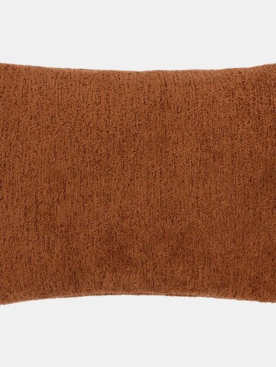 Paoletti Nellim Boucle Textured Throw Pillow Cover In Rust - 40cm x 50cm product