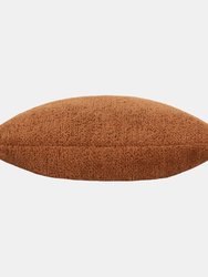 Nellim Boucle Textured Throw Pillow Cover In Rust - 40cm x 50cm