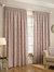 Olivia Pencil Pleat Curtains - Blush Red (66in x 72in) (66in x 72in) - Blush Red