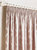 Olivia Pencil Pleat Curtains - Blush Red (66in x 72in) (66in x 72in)