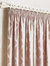 Olivia Pencil Pleat Curtains - Blush Red (66in x 72in) (66in x 72in)