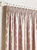 Olivia Pencil Pleat Curtains - Blush Red (66in x 90in) (66in x 90in)