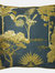 Paoletti Arboretum Throw Pillow Cover (Blue/Gold) (50cm x 50cm) - Blue/Gold