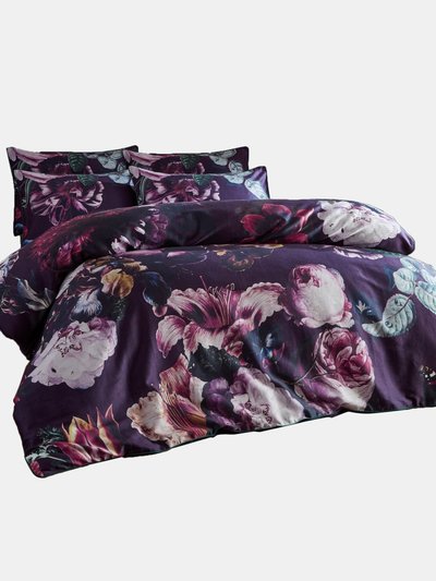 Paoletti Paoletti Cordelia Floral Duvet Set (Violet) (Full) (UK - Double) product