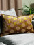 Paoletti Delano Cushion Cover (Ochre Yellow/Blush Pink) (One Size)