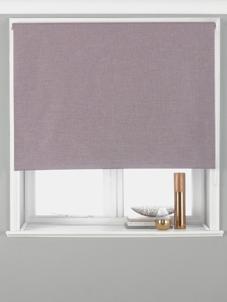 Paoletti Eclipse Roller Blind (Mauve) (35 in x 63.7 in)