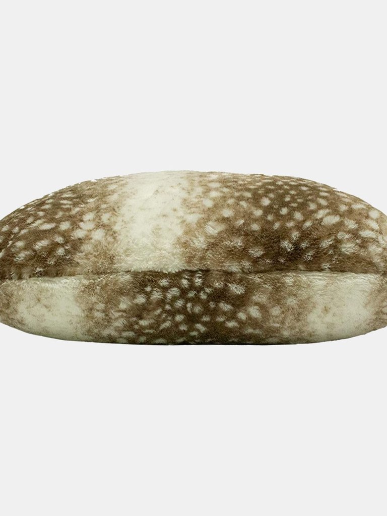 Paoletti Fawn Cushion Cover (Brown/Cream) (One Size)
