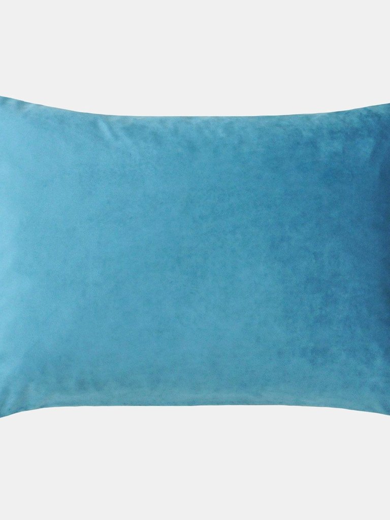 Paoletti Fiesta Rectangle Cushion Cover (Teal/Bamboo) (13.7 x 19.7in) - Teal/Bamboo