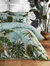 Paoletti Forsteriana Palm Tree Duvet Set (Multicolored) (Full) (UK - Double)