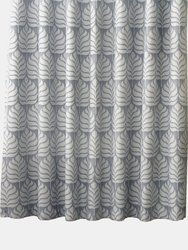 Paoletti Horto Eyelet Curtains (Blue) (90in x 54in) (90in x 54in) - Blue