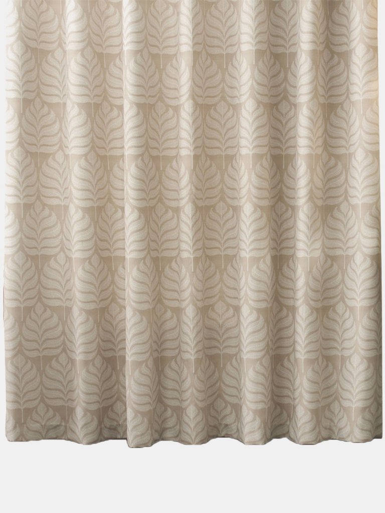 Paoletti Horto Eyelet Curtains (Natural) (90in x 54in) (90in x 54in) - Natural